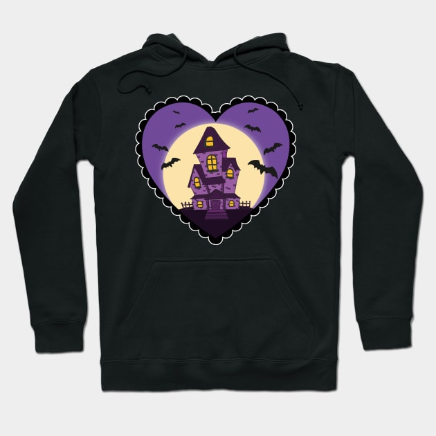 Haunted House Hoodie by Rockadeadly